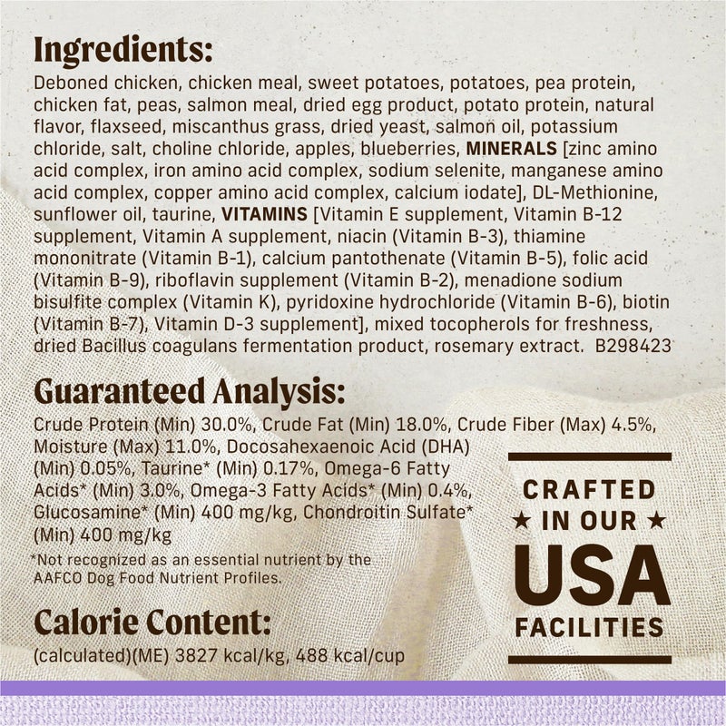 Merrick Lilâ€™ Plates Premium Grain Free Dry Puppy Food For Small Dogs, Real Chicken And Sweet Potato Kibble - 4.0 lb. Bag - Image 5